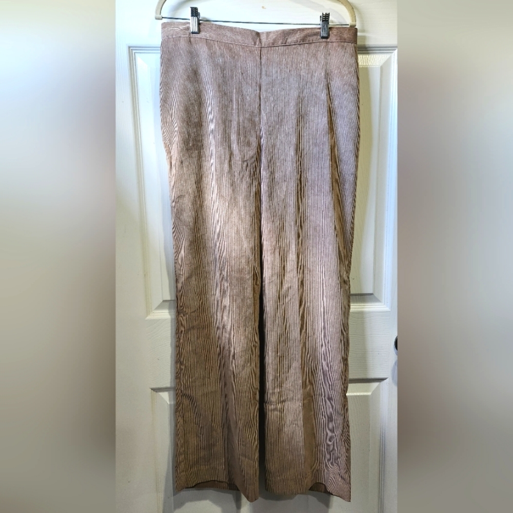 NWT Alfred Dunner First frost tan corduroy pull on pant women's size 14